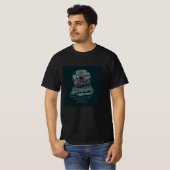 scooter, vespa, vintage, retro, cool, T-Shirt (Vorne ganz)