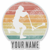 Scooter Vintag Sunset Retro E-Scooter Design Aufkleber (Vorderseite)