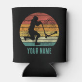 Scooter Vintag Sunset Retro E-Scooter Design Dosenkühler (Rückseite)