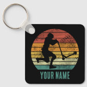 Scooter Vintag Sunset Retro E-Scooter Design Schlüsselanhänger (Vorderseite)