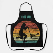 Scooter Vintag Sunset Retro E-Scooter Design Schürze (Vorderseite)