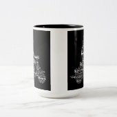 Scooter-Wortkollektion Zweifarbige Tasse (Mittel)