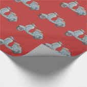 Scooter Wrapping Paper Geschenkpapier (Ecke)