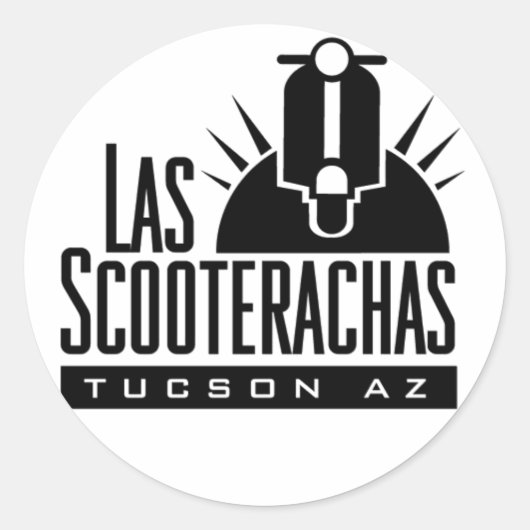 Scooterachas Stickers (Vorderseite)