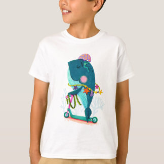 Scootering Whale T - Shirt