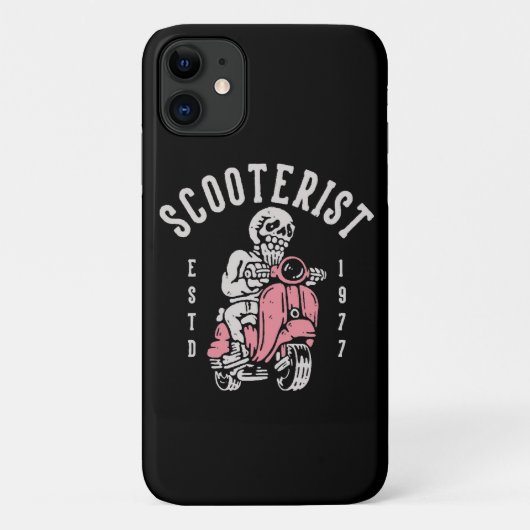 Scooterist, Ihre Tagline hier Case-Mate iPhone Hülle (Rückseite)