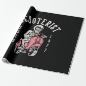 Scooterist, Ihre Tagline hier Geschenkpapier (Ungerollt)