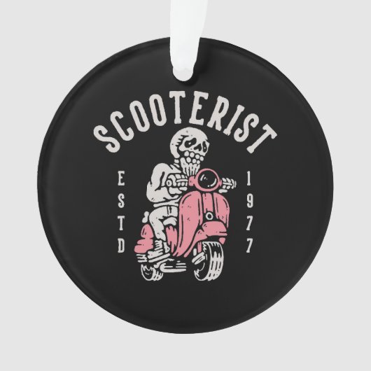 Scooterist, Ihre Tagline hier Ornament (Vorderseite)