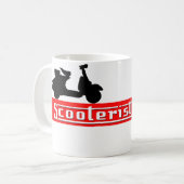 Scooterist Tasse (Vorderseite Links)