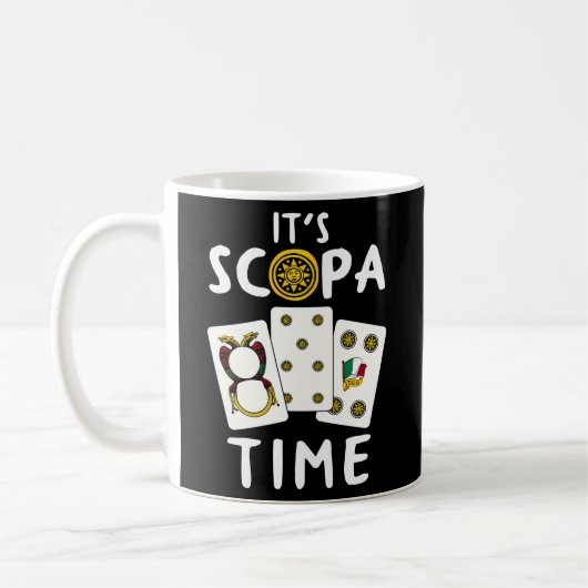 Scopa Italian Card Game Scopa Player Kaffeetasse (Links)