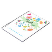Scopin Spring Floral Notebook Notizblock (Linke Seite)