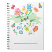 Scopin Spring Floral Notebook Notizblock (Vorderseite)