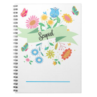 Scopin Spring Floral Notebook Notizblock
