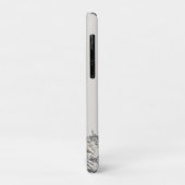 Scops Owl Japanische Monografie der Vogelzahl Kash Case-Mate iPhone Hülle (Hinten/Links)