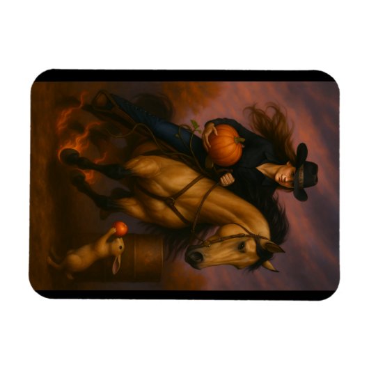 Scorching Fast Barrel Racing Team! Magnet (Horizontal)