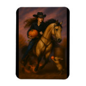 Scorching Fast Barrel Racing Team! Magnet (Vertikal)