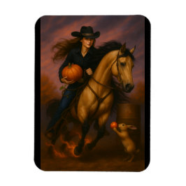 Scorching Fast Barrel Racing Team! Magnet