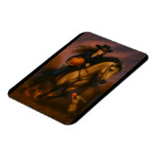 Scorching Fast Barrel Racing Team! Magnet (Linke Seite)