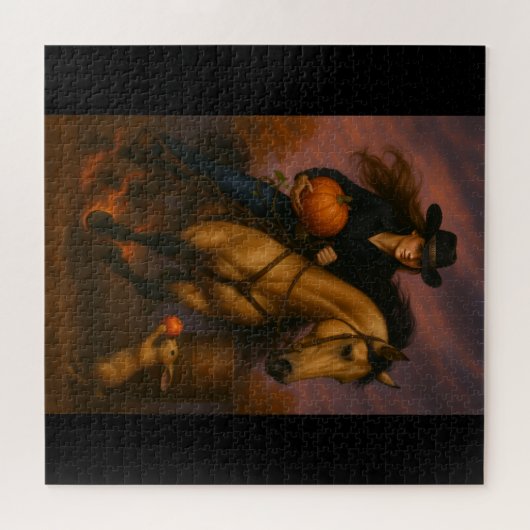 Scorching Fast Barrel Racing Team! Puzzle (Horizontal)