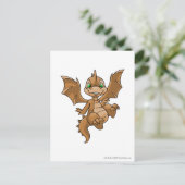 Scorchio Brown Postkarte (Stehend Vorderseite)