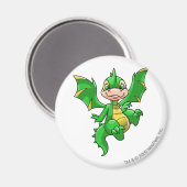 Scorchio Green Magnet (Vorderseite/Rückseite)