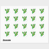 Scorchio Green Runder Aufkleber (Blatt)