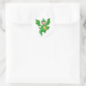 Scorchio Green Runder Aufkleber (Tasche)