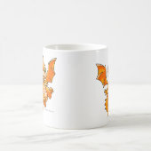Scorchio Orange Kaffeetasse (Mittel)