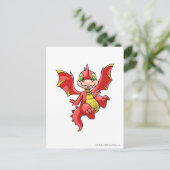 Scorchio Rot Postkarte (Stehend Vorderseite)