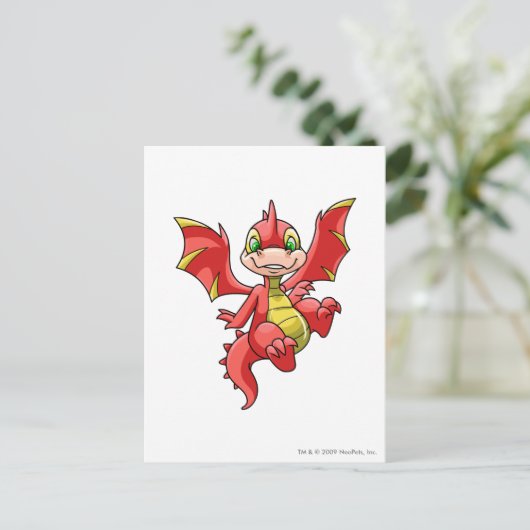 Scorchio Rot Postkarte (Stehend Vorderseite)