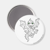 Scorchio White Magnet (Vorderseite/Rückseite)