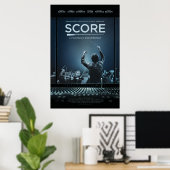 SCORE Baton Poster von Epicleff Media (Heimbüro)