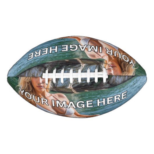 SCORE! 🏈 Benutzerdefinierter Fußball - Bild oder  Football (Vorderseite)