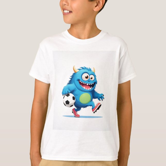 Score Big with This Monster Kicker! T-Shirt (Vorderseite)