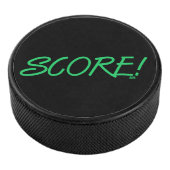 Score black hockey puck (3/4)
