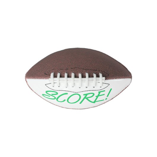 Score green and white mini football (Vorderseite)