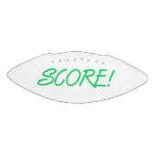 Score green and white mini football (Panel)