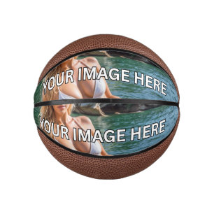 SCORE! 🏀 Mini Basketball - Bild oder Text hinzufü