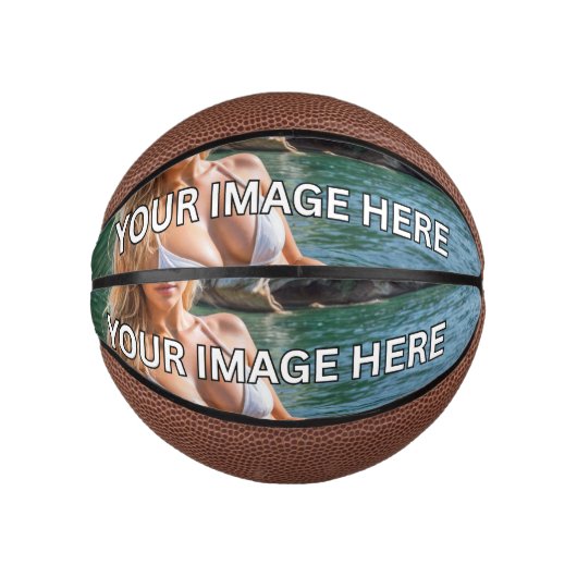 SCORE! 🏀 Mini Basketball - Bild oder Text hinzufü (Vorderseite)