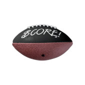 Score white and black dollar sign mini football (Gedreht 270)