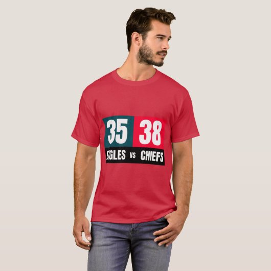 Scoreboard Super Bowl 57 T-Shirt (Vorne ganz)