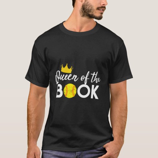 Scorekeeper Softball Team Scorebook Queen T-Shirt (Vorderseite)