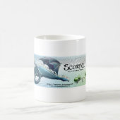 Scorfel-Becher - blauer Drachen Kaffeetasse (Mittel)