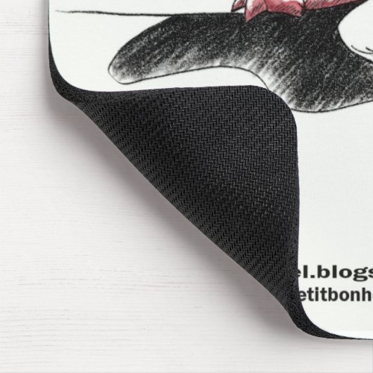 Scorfel-Mousepad auf Kuh Mousepad (Ecke)