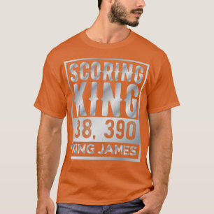 Scoring King James Vintag Silver Text T-Shirt