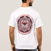 Scorpio 2026 Zodiac Mandala | Transformation Astro T-Shirt (Rückseite)