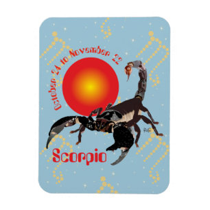 Scorpio 24. bis 22. November Premium Flexi Magnet