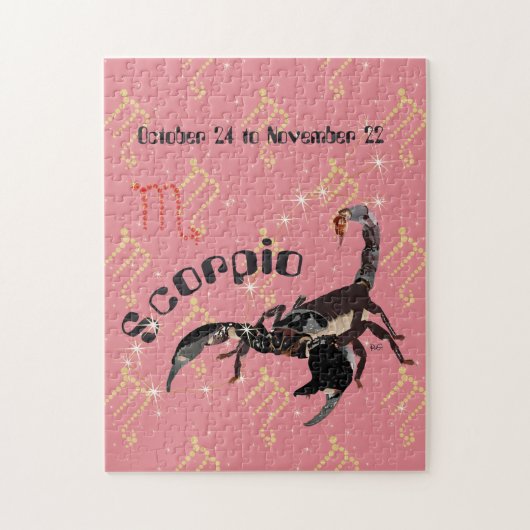 Scorpio 24 Oktober bis 22 November Puzzle (Vertikal)