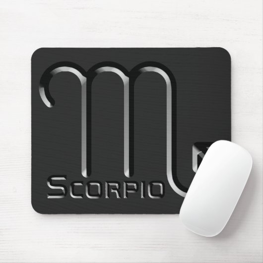 SCORPIO, abstrakte Gestaltung des Zodiac-Zeichens, Mousepad (Mit Mouse)