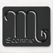 SCORPIO, abstrakte Gestaltung des Zodiac-Zeichens, Mousepad (Vorne)